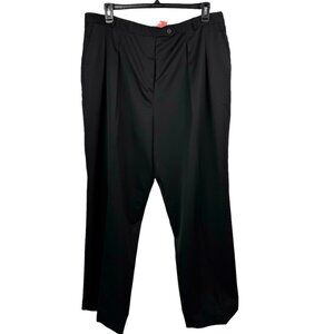 International Ladies Garment Workers Union Pants Womens 6 Black Pleated Slacks